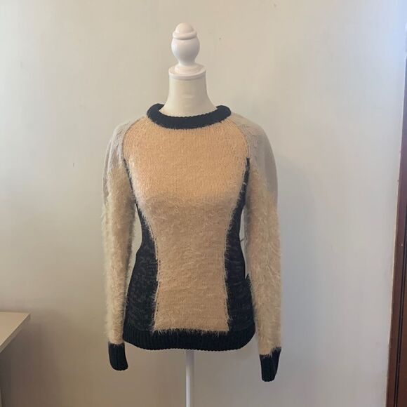 1. State multi colored long sleeve fuzzy sweater Size S NWT - Picture 1 of 8